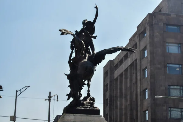 Blick Auf Die Statue Von Mexiko Stadt Mexiko Stadt Ist — Stockfoto
