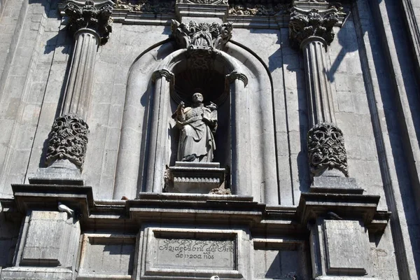 Vista Cidade México Estátua Cidade México Capital Maior Cidade México — Fotografia de Stock