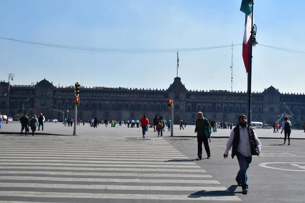Vista Città Del Messico Palazzo Nazionale Città Del Messico Capitale — Foto Stock