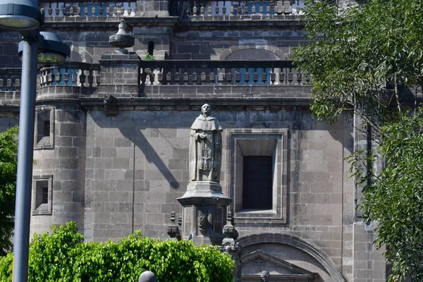 Vista Ciudad México Estatua Ciudad México Capital Ciudad Más Grande — Foto de Stock