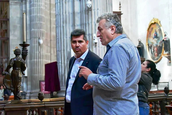 Catedral Metropolitana Assunção Bem Aventurada Virgem Céu Vista Interior Sede — Fotografia de Stock