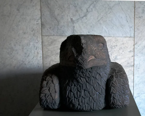 Het Nationaal Museum Voor Antropologie Mexico City Aardewerk Standbeelden Stenen — Stockfoto