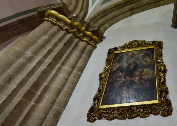 Catedral Metropolitana Assunção Bem Aventurada Virgem Céu Vista Interior Sede — Fotografia de Stock