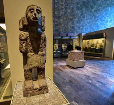 Ulusal Antropoloji Müzesi -Mexico City-çanak çömleği, heykeller, taş heykel - bir ulusal Meksika müzesidir. Müze, Aztek takvimi gibi Meksika öncesi dönemden kalma önemli arkeolojik ve antropolojik eserler içerir.