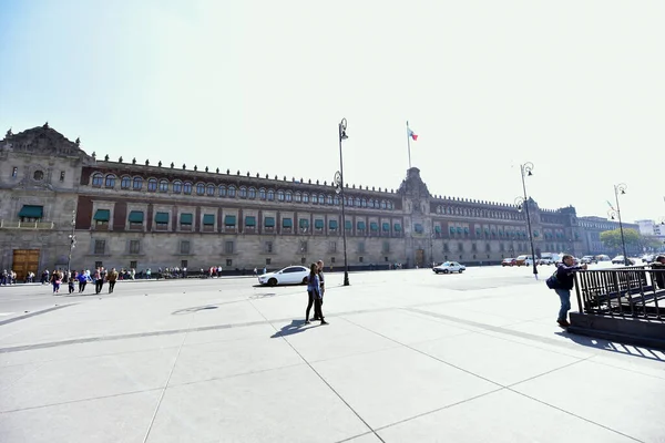 Vue Palais National Mexico Mexico Est Capitale Grande Ville Mexique — Photo