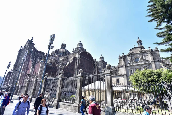 Vista Ciudad México Catedral Metropolitana Ciudad México Ciudad México Capital —  Fotos de Stock