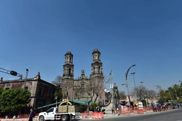 Uitzicht Mexico City Mexico City Metropolitan Cathedral Mexico Stad Hoofdstad — Stockfoto