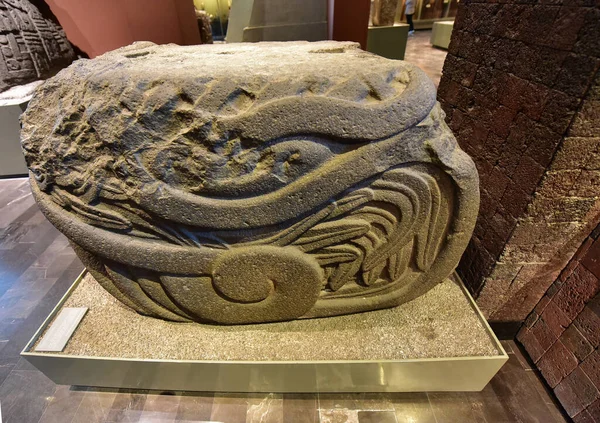 Museu Nacional Antropologia Cidade México Cerâmica Estátuas Escultura Pedra Museu — Fotografia de Stock