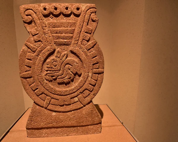 Museu Nacional Antropologia Cidade México Cerâmica Estátuas Escultura Pedra Museu — Fotografia de Stock