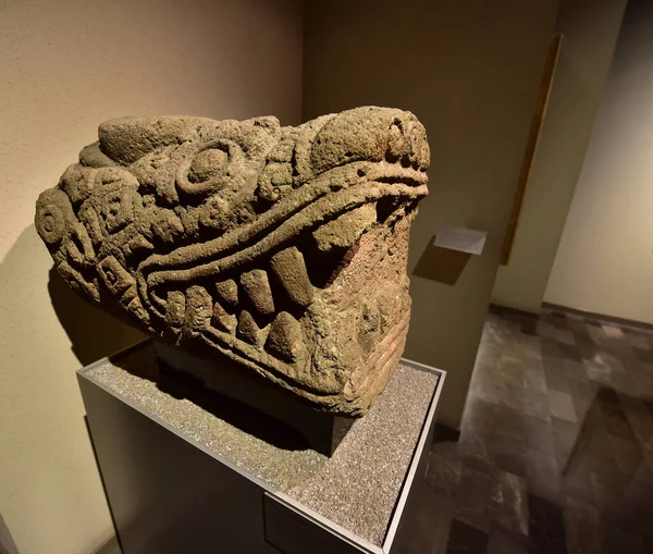 Museo Nacional Antropología Ciudad México Cerámica Estatuas Escultura Piedra Museo — Foto de Stock
