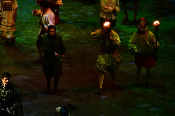 Teatro Parque Diversões História Xcaret Espetáculo Único México Espetacular Riviera — Fotografia de Stock