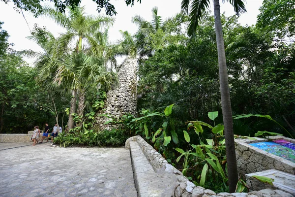 Xcaret Park Riviera Maya Mexico Тематичний Парк Розташований Рив Єрі — стокове фото