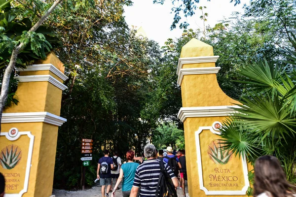 Xcaret Park Riviéra Maya Mexikó Egy Vidámpark Található Riviéra Maya — Stock Fotó