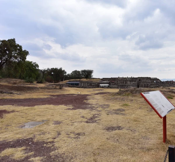 Archäologischer Komplex Teotihuacan Die Stadt Besteht Aus Hauptelementen Nämlich Der — Stockfoto