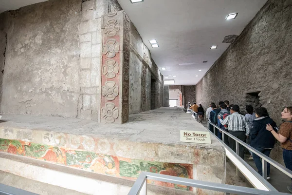 Ciudadela Cittadella Teotihuacan Una Piazza Enorme Con Una Superficie Quasi — Foto Stock