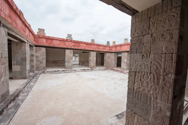 Ciudadela Ciudadela Teotihuacan Una Enorme Plaza Con Una Superficie Casi — Foto de Stock