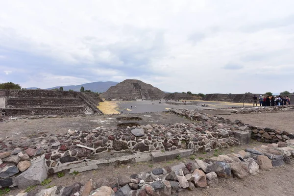 Pyramid Moon Second Largest Construction City Teotihuacan Raised Very Old — 스톡 사진