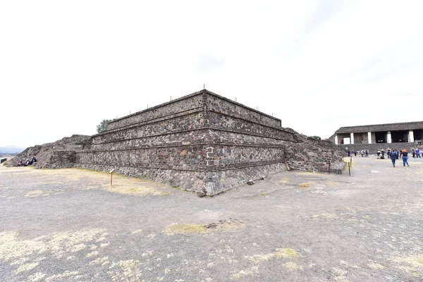 Gran Teocalli Teotihuacan Teocalli Uma Pirâmide Mesoamericana Pirâmide Terraced Alguns — Fotografia de Stock