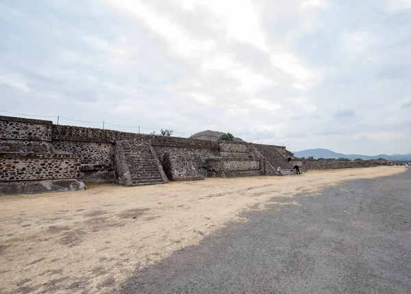 Boulevard Dead Teotihuacanos Principais Monumentos Das Cidades Teotihuacan Estão Ligados — Fotografia de Stock
