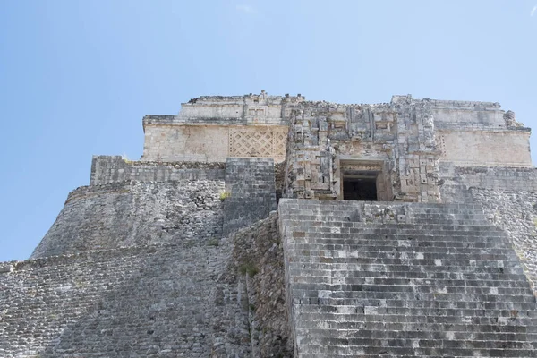 Piramida Nauczyciela Mezoamerykańska Piramida Mezoamerykańska Piramida Znajdująca Się Starożytnym Prekolumbijskim — Zdjęcie stockowe