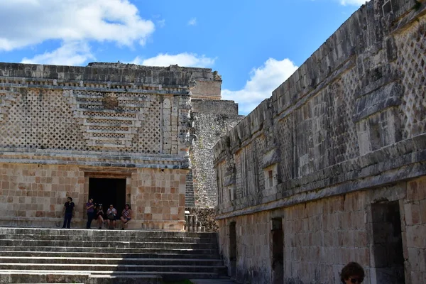 Uxmal Archaeological Complex Best Preserved Mayan Remains Yucatan Peninsula Representative — Stock Photo, Image
