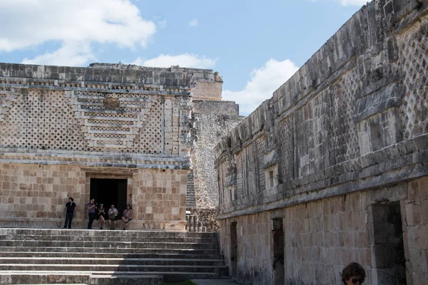 Uxmal Régészeti Komplexum Legjobb Állapotban Fennmaradt Maja Maradványok Yucatan Félszigeten — Stock Fotó