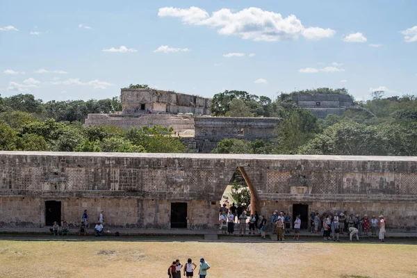Uxmal Régészeti Komplexum Legjobb Állapotban Fennmaradt Maja Maradványok Yucatan Félszigeten — Stock Fotó