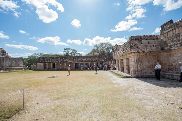 Uxmal Régészeti Komplexum Legjobb Állapotban Fennmaradt Maja Maradványok Yucatan Félszigeten — Stock Fotó