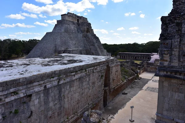 Piramis Mágus Van Egy Mezoamerikai Piramis Található Ősi Prekolumbiai Város — Stock Fotó