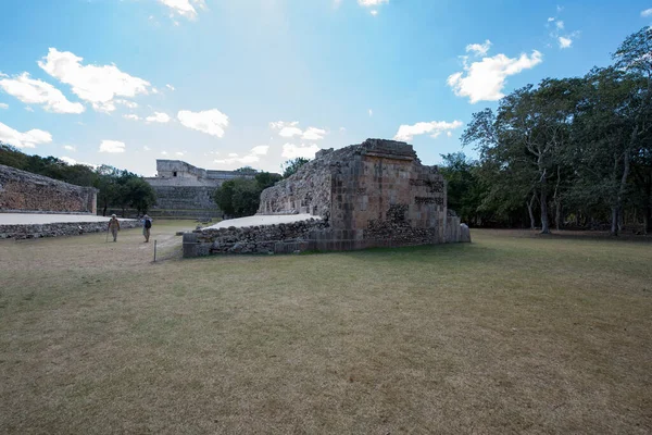 Sports Ground Uxmal Archaeological Complexand Here Famous Pok Pok Played — Stock Photo, Image