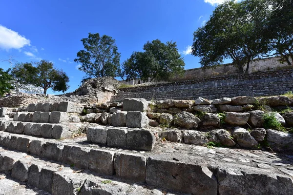 Uxmal Archaeological Complex Найкраще Збереженими Залишками Майя Юкатані Peninsula Представницькими — стокове фото