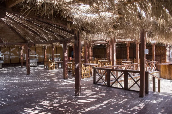 Strandok Hagyományos Építési Orange Bay Hurghada Vörös Tenger Egyiptom Legújabb — Stock Fotó