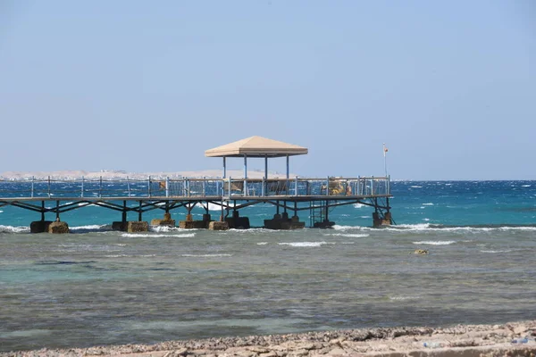 Spiagge Sul Mar Rosso Hurghada Egitto Hurghada Resort Con Spiagge — Foto Stock