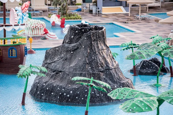 Poloha Hotelu Letovisku Hurghada Egypt Plážemi Bazény Parky Rekreační Oblasti — Stock fotografie