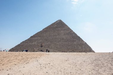 Büyük Giza Piramidi 'ndeki mimari detaylar - Cheops Piramidi (Khufu) 43 yüzyıldan uzun süredir dünyanın en yüksek binasıydı ve antik dünyanın yedi harikası listesindeki tek piramittir..