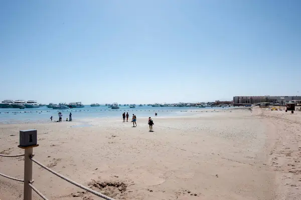 Playas Mar Rojo Hurghada Egipto Hurghada Complejo Con Playas Tranquilas —  Fotos de Stock