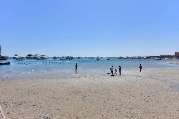 Spiagge Sul Mar Rosso Hurghada Egitto Hurghada Resort Con Spiagge — Foto Stock