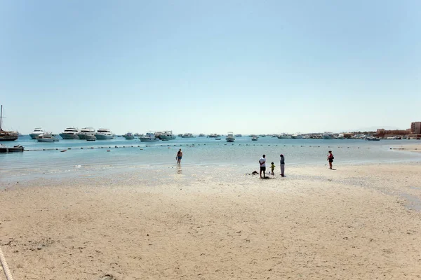 Spiagge Sul Mar Rosso Hurghada Egitto Hurghada Resort Con Spiagge — Foto Stock