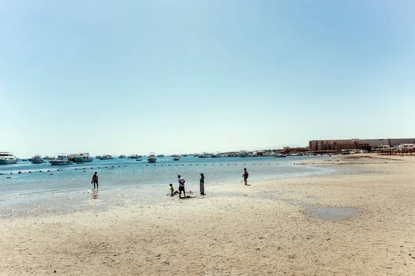 Playas Mar Rojo Hurghada Egipto Hurghada Complejo Con Playas Tranquilas —  Fotos de Stock