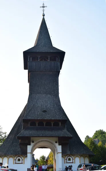 Марамурская Деревянная Церковь Барсаны Принадлежит Большой Семье Румынских Деревянных Церквей — стоковое фото