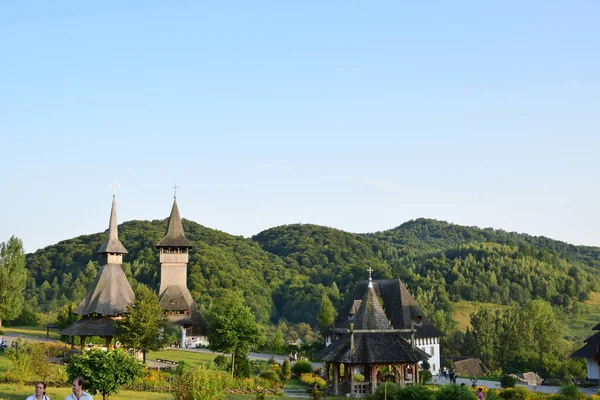 Maramures Wooden Church Barsana Belongs Large Family Romanian Wooden Churches — Stock fotografie