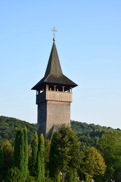 The Maramures wooden church from Barsana belongs to the large family of Romanian wooden churches, with the multiple roof (in steps) narrow but high, with long towers at the western end of the church