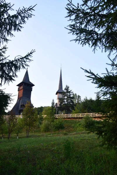 Maramures Wooden Church Barsana Belongs Large Family Romanian Wooden Churches — Stock fotografie