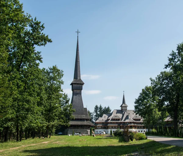 Εκκλησία Της Μονής Sapanta Peri Maramures Χτισμένο Ολοκλήρου Από Ξύλο — Φωτογραφία Αρχείου