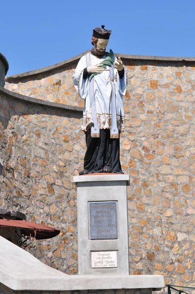 Estatuas Monasterio Católico Santa María Radna Las Estatuas Representan Santos — Foto de Stock