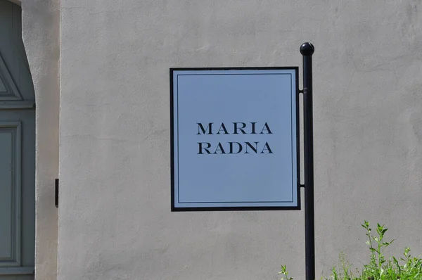 Plaques and commemorative signs at the Catholic monastery of St. Mary of Radna, the main place of pilgrimage in the Diocese of Timisoara consisting of the church itself and three historic buildings