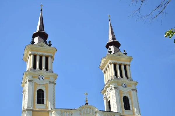 마리아 수도원 Monastery Mary Radna Minor Basilica Lipova Arad Architectural — 스톡 사진