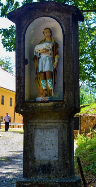 Statuer Marys Katolske Kloster Radna Statuerne Repræsenterer Helgener Den Romersk - Stock-foto