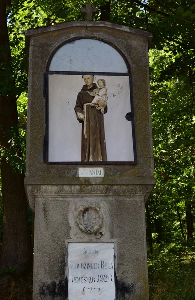 位于拉特纳的圣母玛利亚天主教修道院的雕像 这些雕像代表罗马天主教崇拜的圣徒 天主教教堂的等级是石雕或大理石雕塑品 — 图库照片