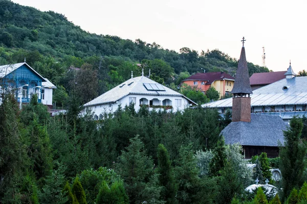 Monasterio Santa Cruz Oradeacomplejo Monástico Ortodoxo Construido Para Los Creyentes —  Fotos de Stock